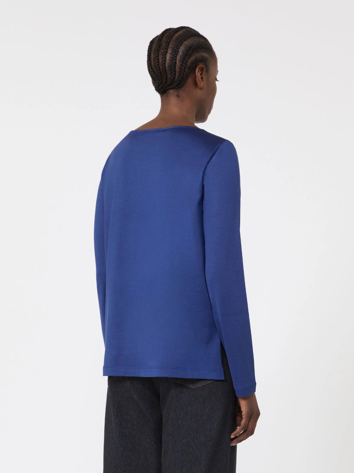 MXPEFEDRA<BR/>T-shirt in crêpe de Chine di seta e jersey MXPEFEDRA 001 MAX MARA 