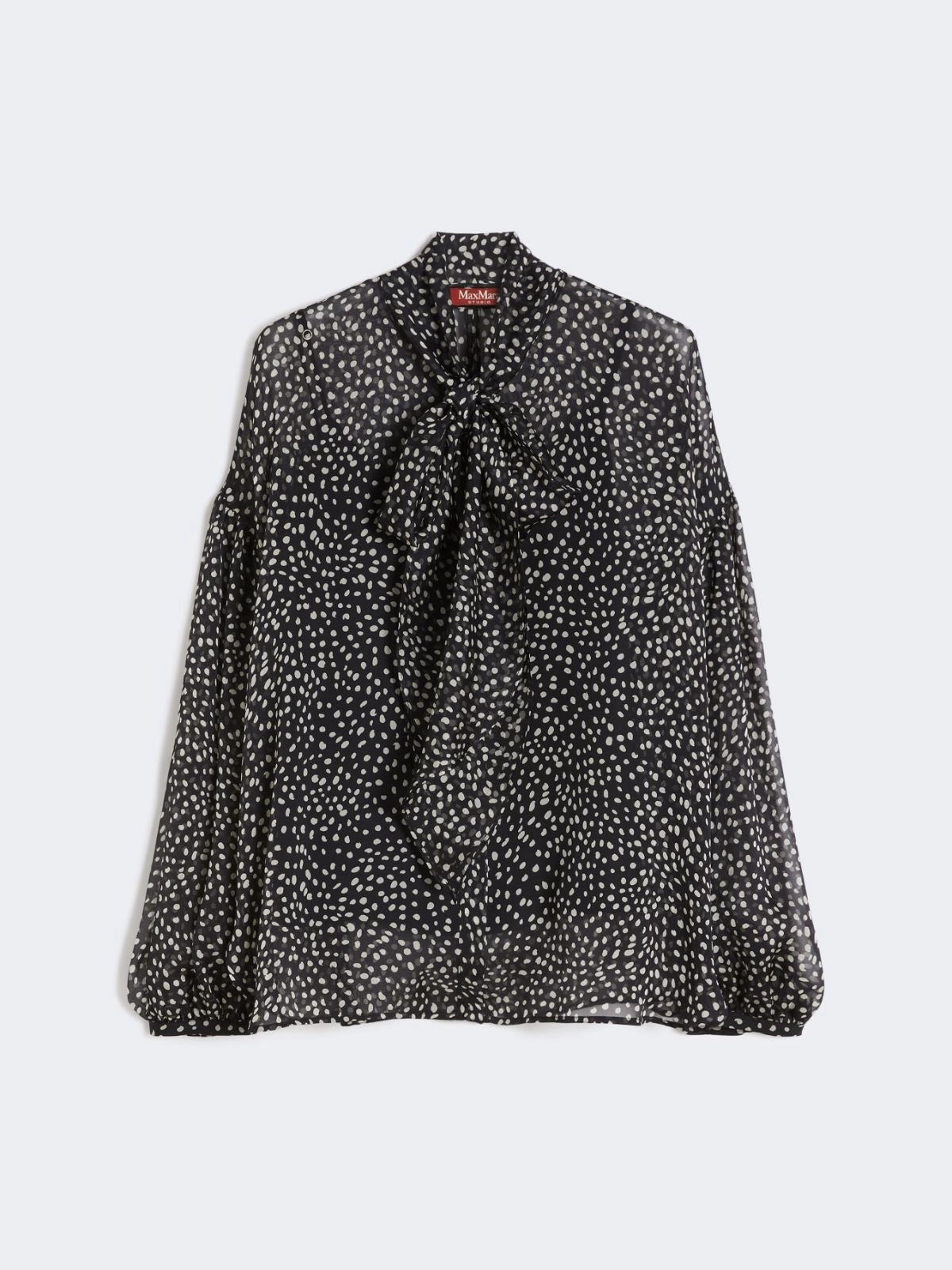 MSTETERE<BR/>Blusa in chiffon stampato MSTETERE 002 MAX MARA CAPSULE 