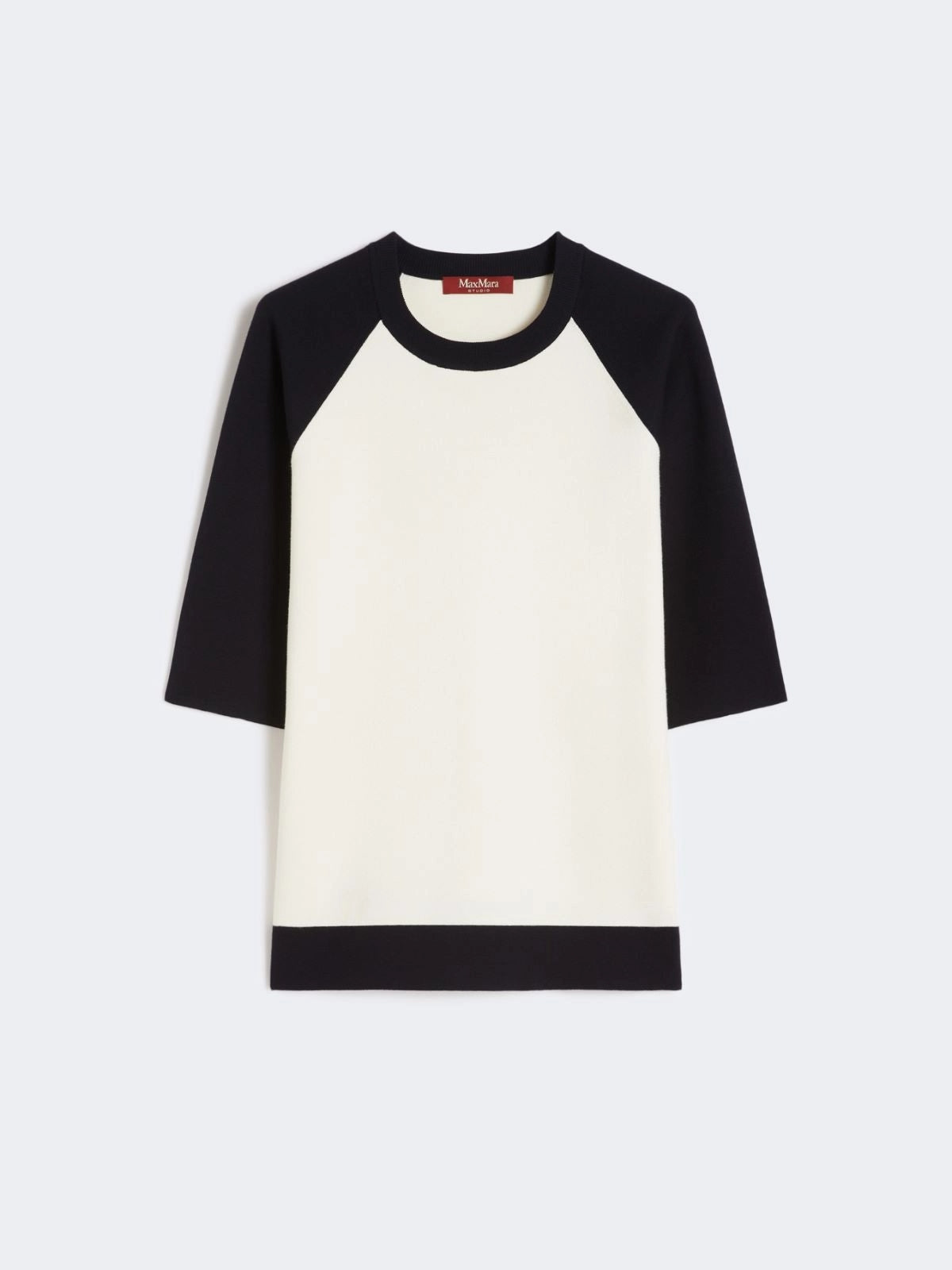MSTVELO<BR/>Maglia boxy in viscosa stretch MSTVELO 012 MAX MARA STUDIO 