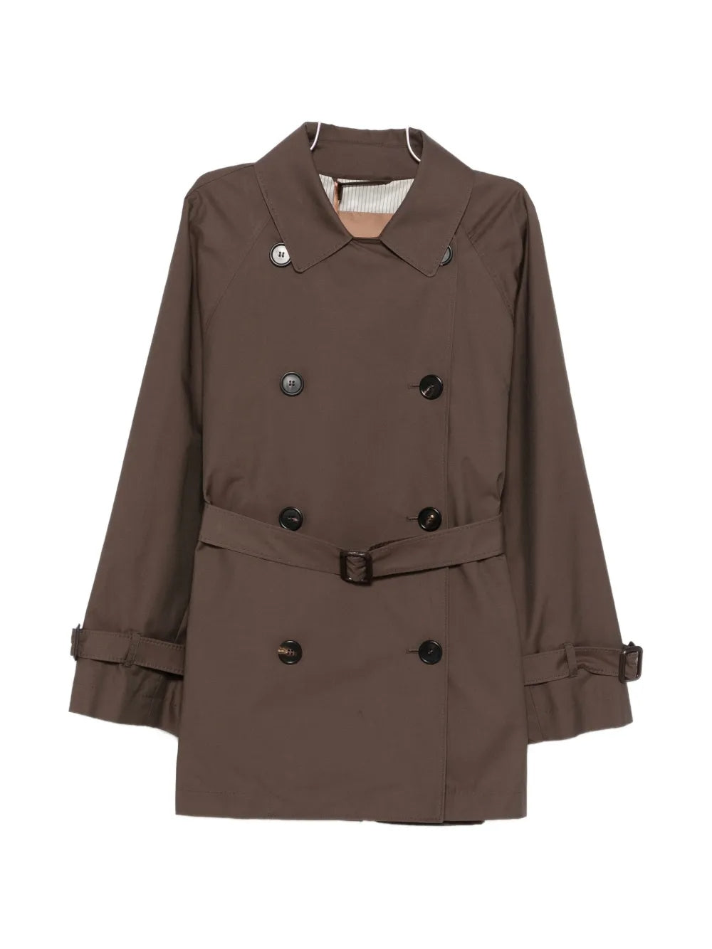 MTCCALLE<BR/>Trench crop in twill antigoccia MTCCALLE 022 MAX MARA THE CUBE 