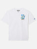 T-shirt Portland bianca con illustrazione Gino & Tony | Special Edition