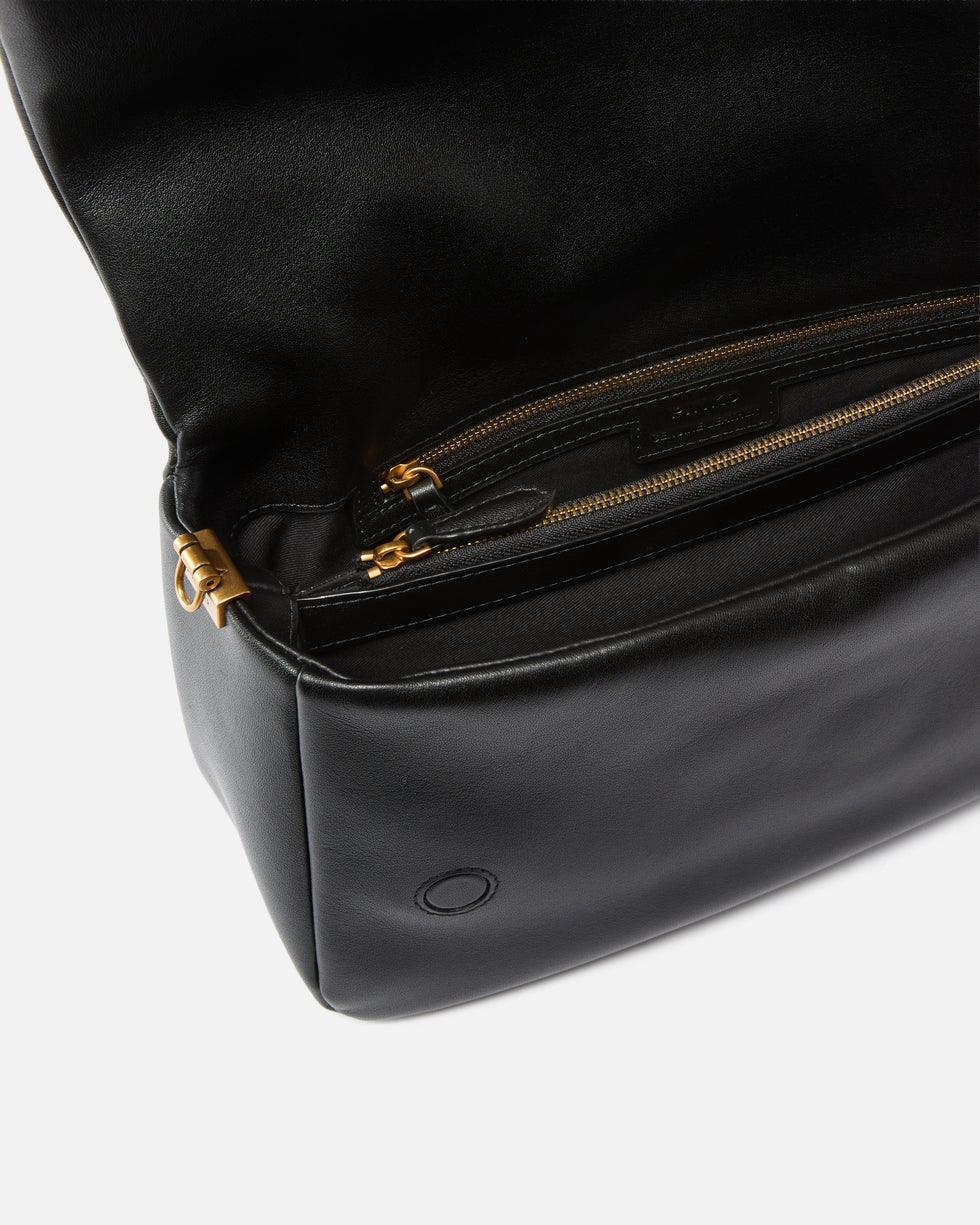 Borsa a tracolla media Love Bag Click Soft Horizontal Handle in pelle<BR/> 106178A0QO Z99Q PINKO 