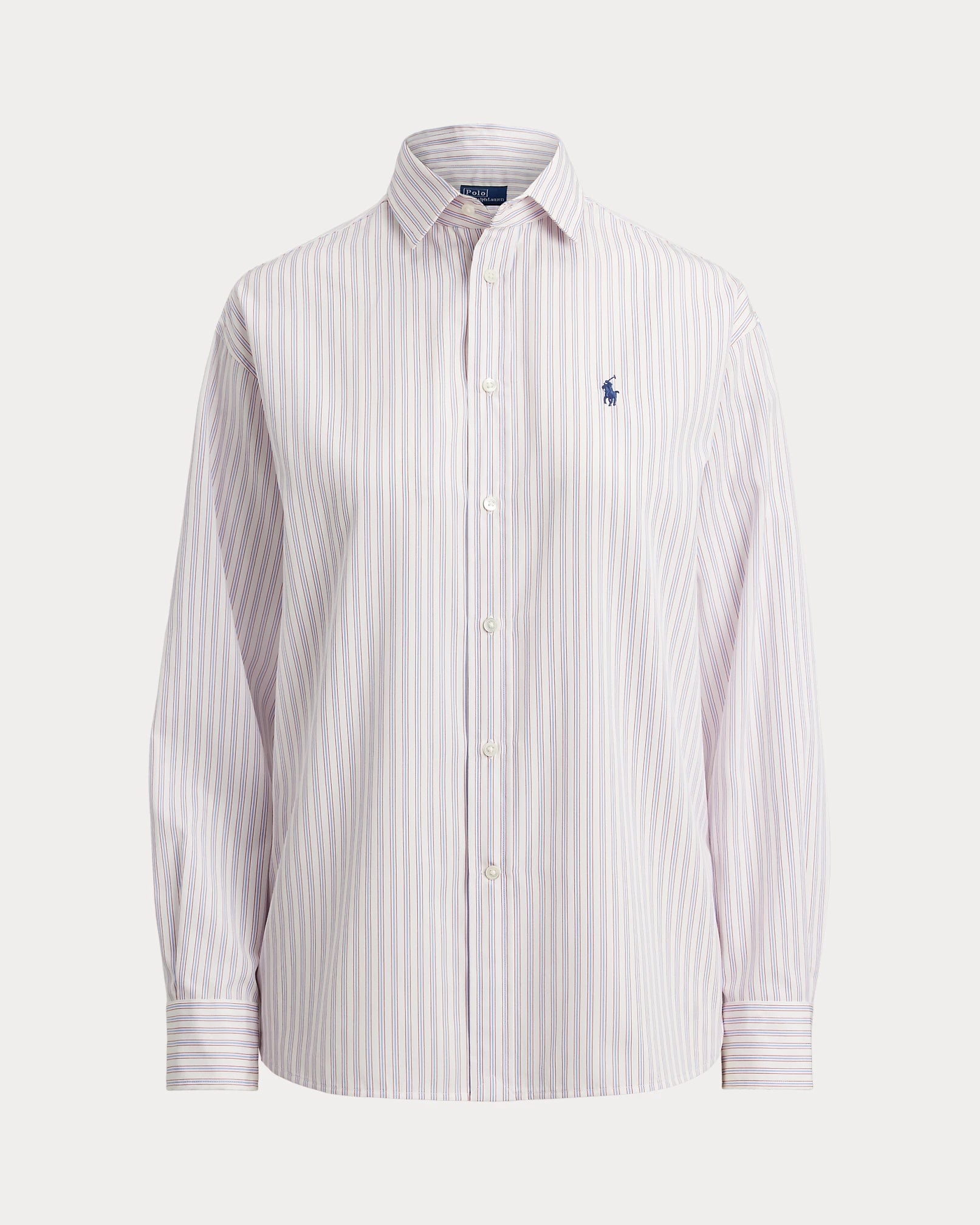 Camicia in cotone a righe dalla vestibilità rilassata 211910743 502 RALPH LAUREN 
