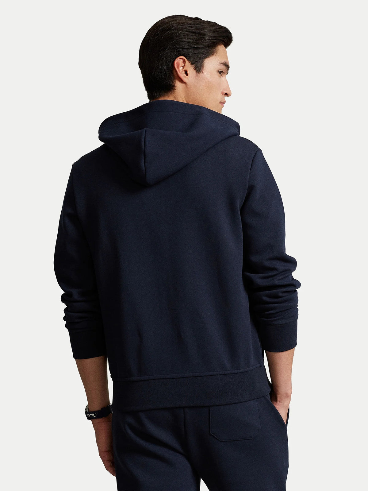 Felpa uomo in misto cotone con cappuccio e zip 710888282 002 RALPH LAUREN 