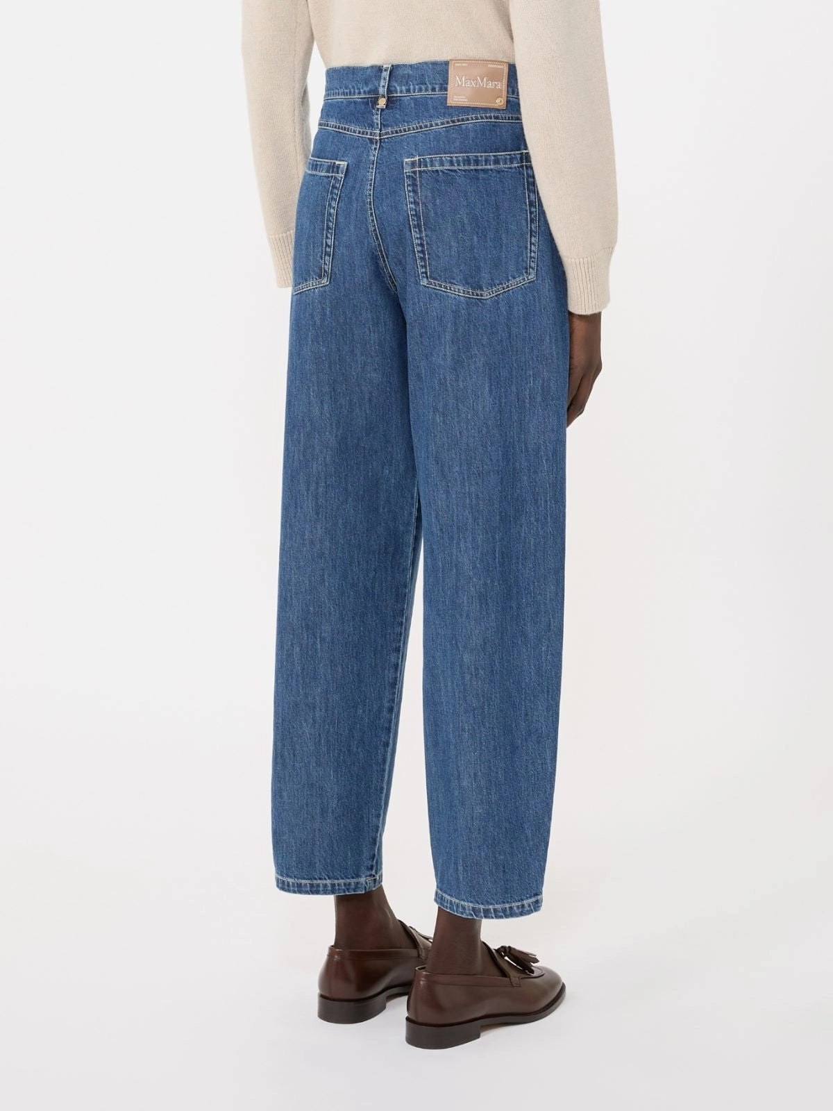 SMMASIA<BR/>Jeans candle leg in denim di cotone SMMASIA 002 S MAX MARA 
