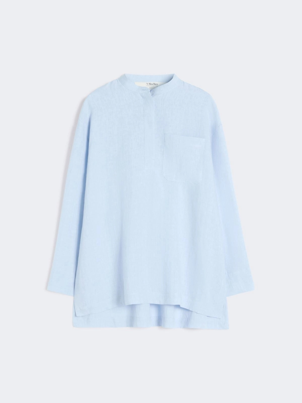 Camicia in puro lino - Bianco ottico<BR/> SMMCANTICO 011 S MAX MARA 2 