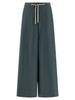 Pantalone in popeline con coulisse