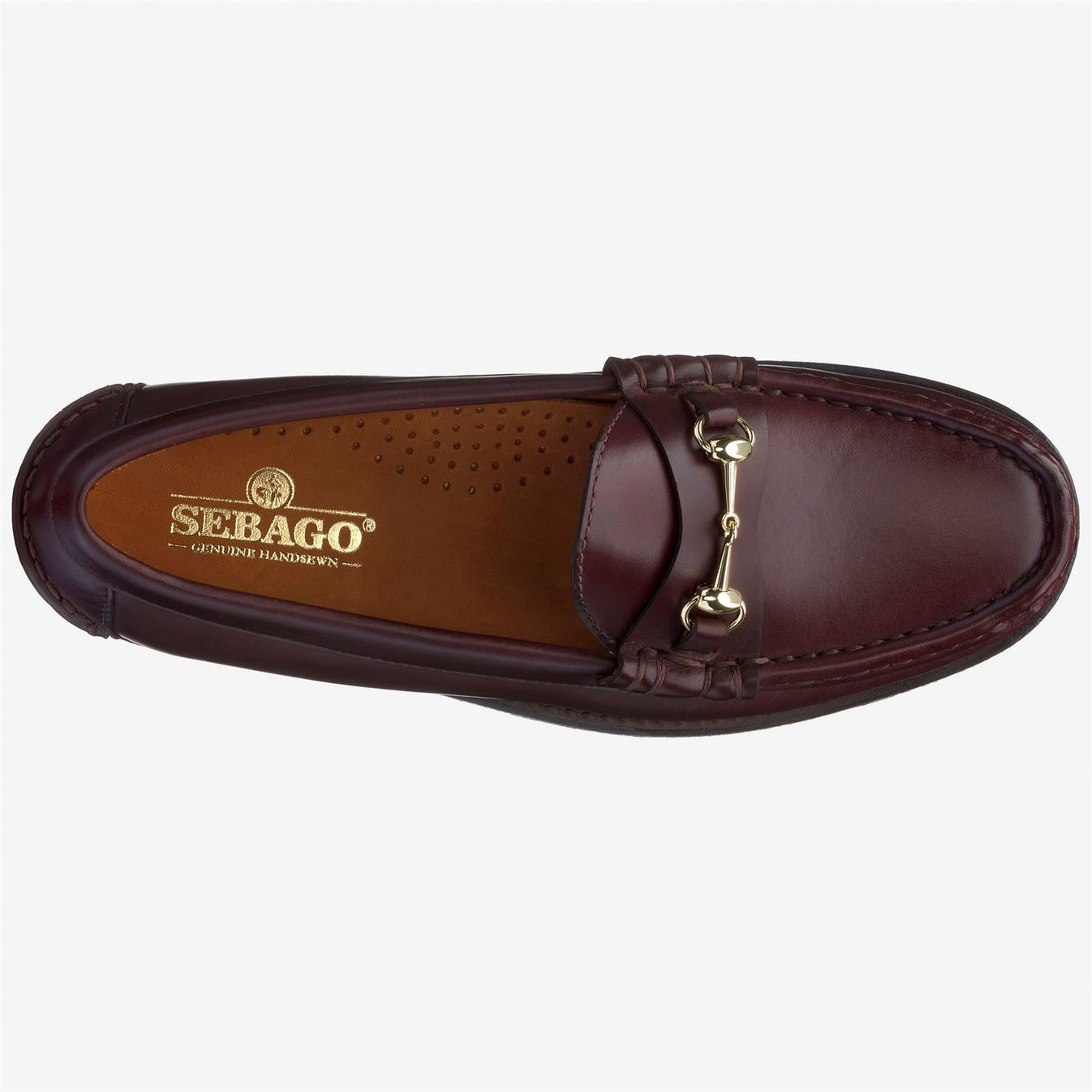 JOE MODENA WOMAN<BR/>Mocassino da donna in pelle marrone scuro con dettagli in metallo 741314W 901 SEBAGO 