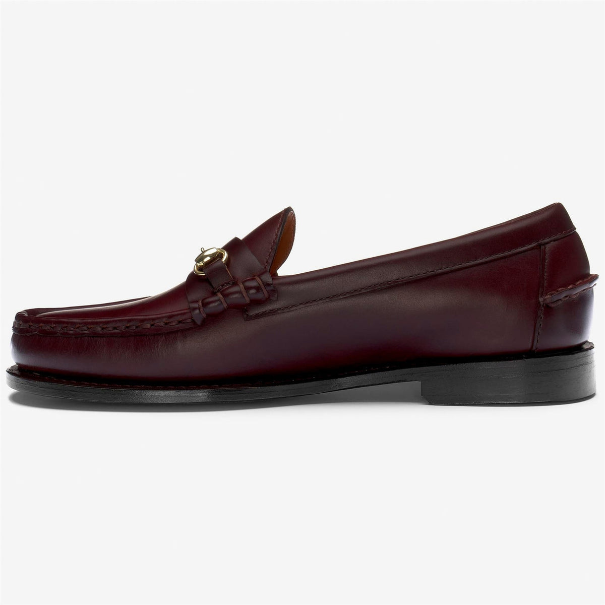 JOE MODENA WOMAN<BR/>Mocassino da donna in pelle marrone scuro con dettagli in metallo 741314W 901 SEBAGO 