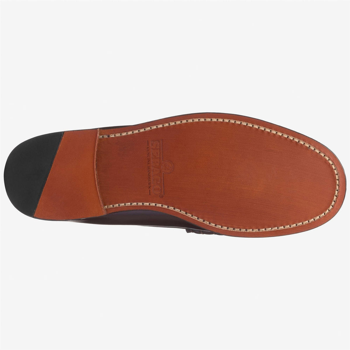 JOE MODENA WOMAN<BR/>Mocassino da donna in pelle marrone scuro con dettagli in metallo 741314W 901 SEBAGO 
