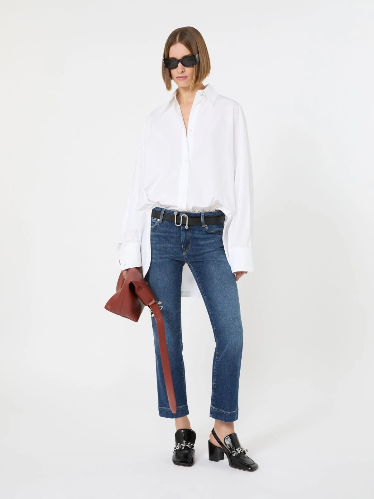 SPDUMBRIA<BR/>Pantalone perfect mini flare a vita bassa SPDUMBRIA 007 SPORTMAX 