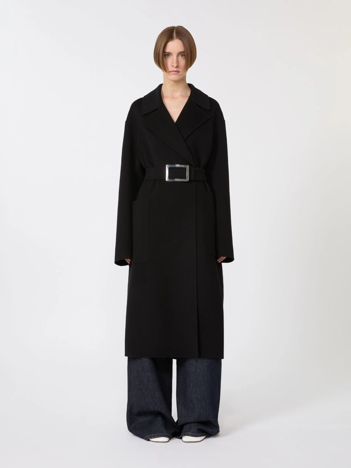 SPXCOSE<BR/>Cappotto a vestaglia in pura lana SPXCOSE 013 SPORTMAX 