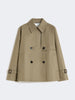 WKDBIGLIATrench crop in gabardina antigoccia