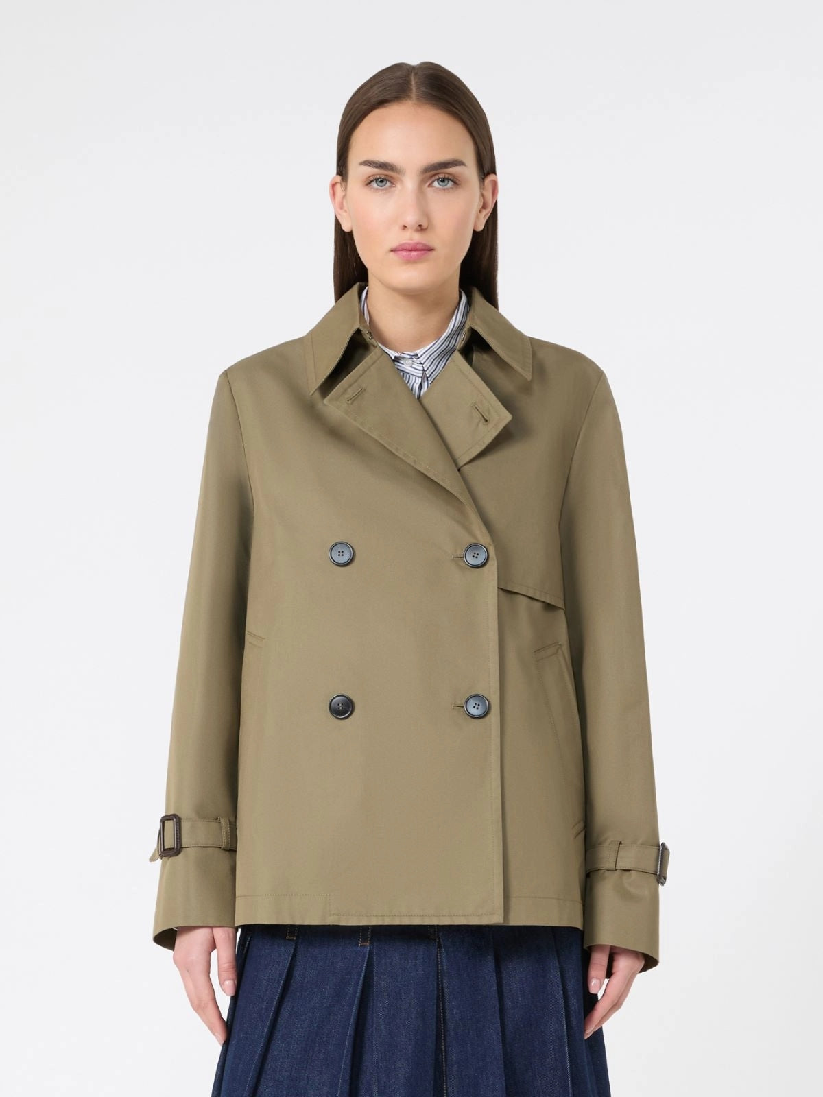 WKDBIGLIA<BR/>Trench crop in gabardina antigoccia WKDBIGLIA 004 WEEKEND 