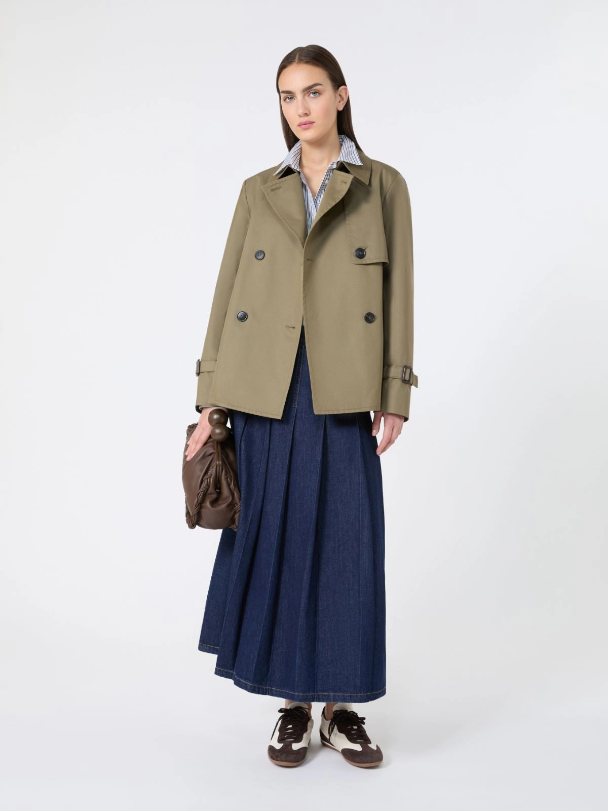 WKDBIGLIA<BR/>Trench crop in gabardina antigoccia WKDBIGLIA 004 WEEKEND 