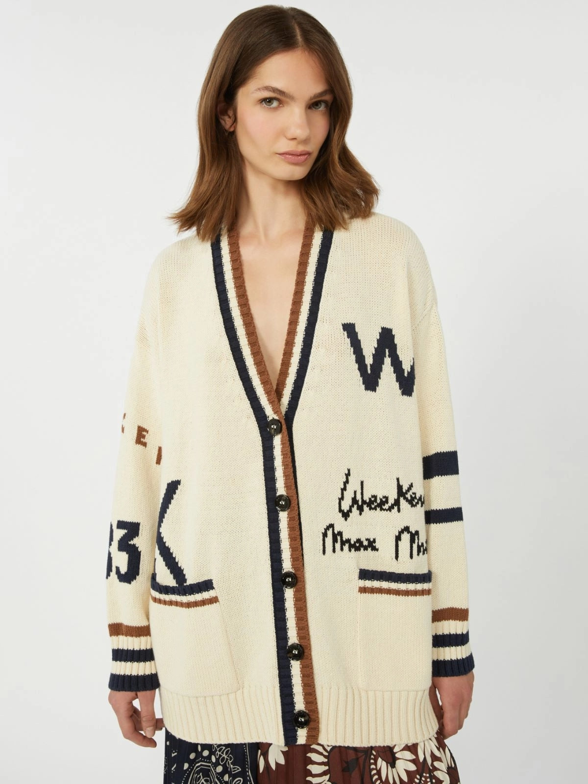 WKDBLASONE<BR/>Cardigan over in misto cotone WKDBLASONE 004 WEEKEND 