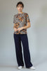T-shirt Weekend Max Mara girocollo e maniche corte con fantasia all over.