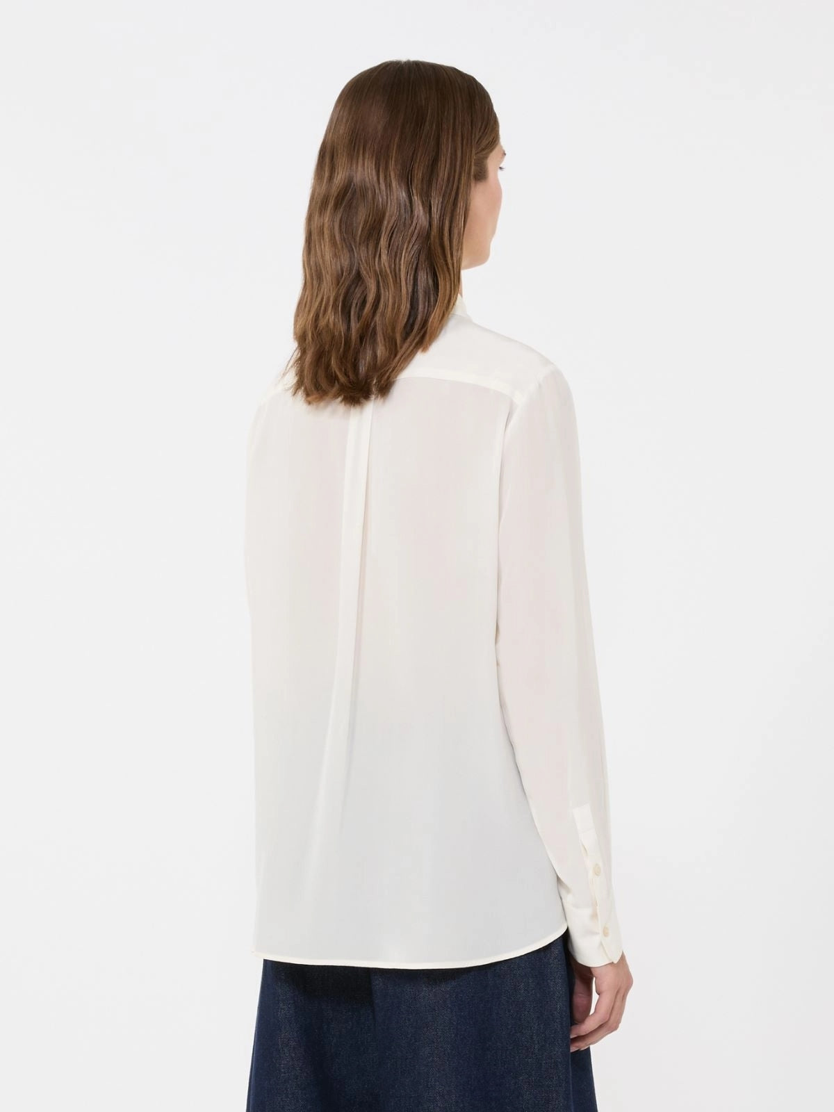 WKDCURVONE<BR/>Camicia in crêpe de Chine di seta WKDCURVONE 001 WEEKEND 