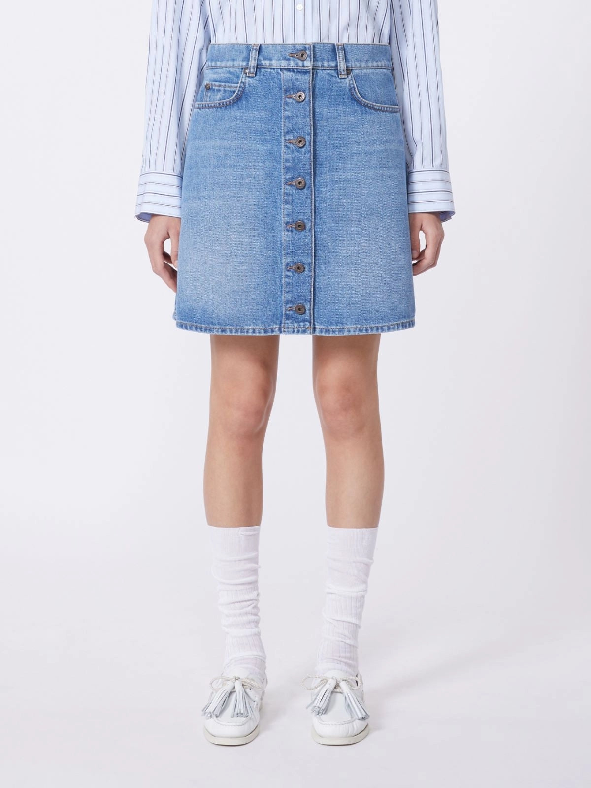 WKDNATALE<BR/>Minigonna in denim autentico WKDNATALE 009 WEEKEND 