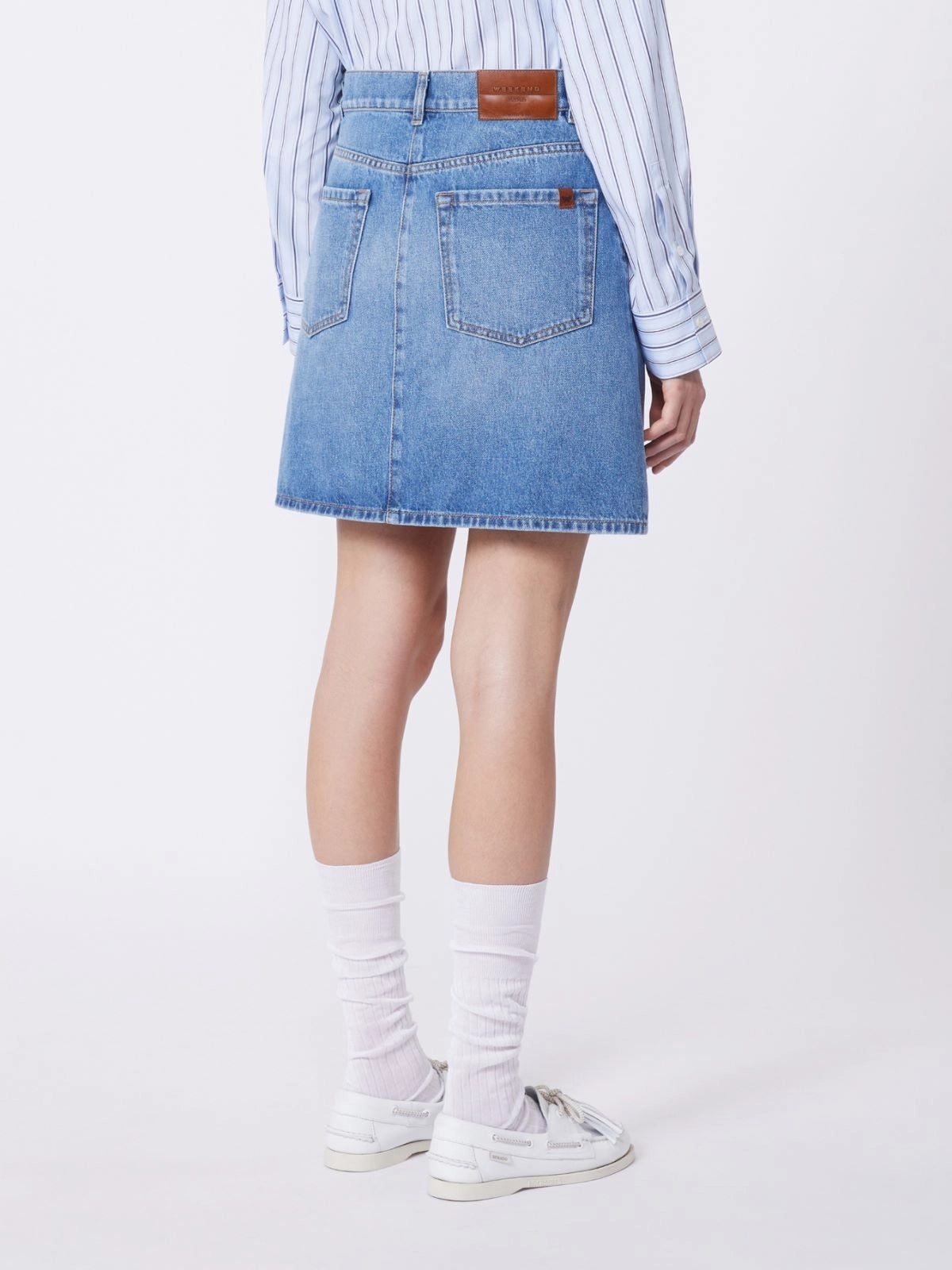 WKDNATALE<BR/>Minigonna in denim autentico WKDNATALE 009 WEEKEND 