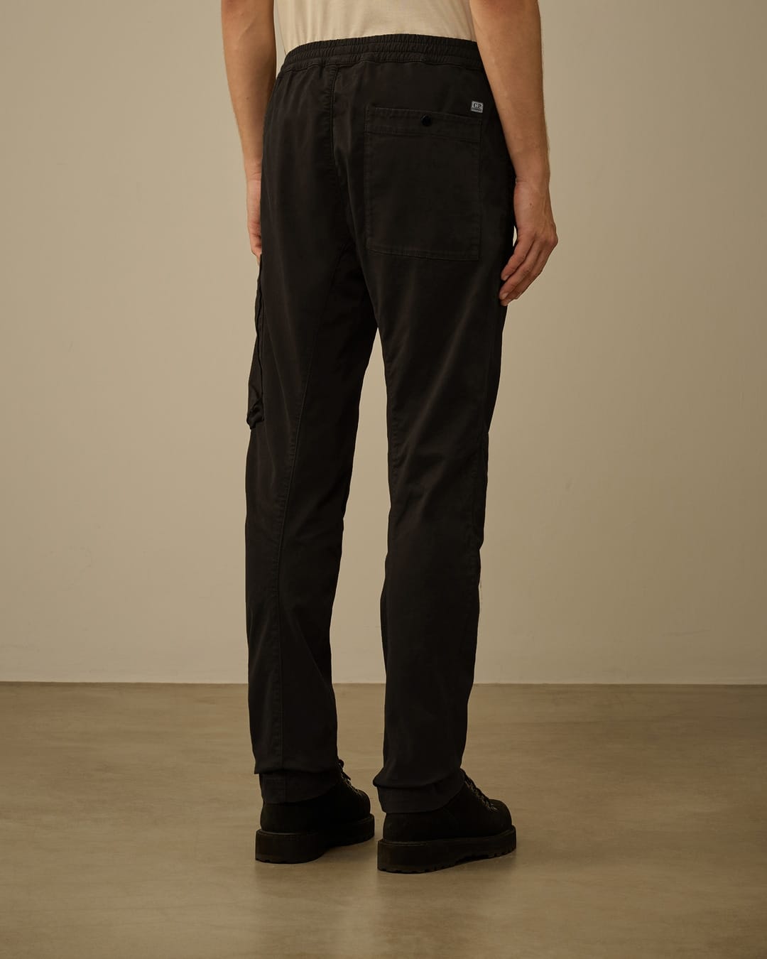 stretch sateen regular cargo pants