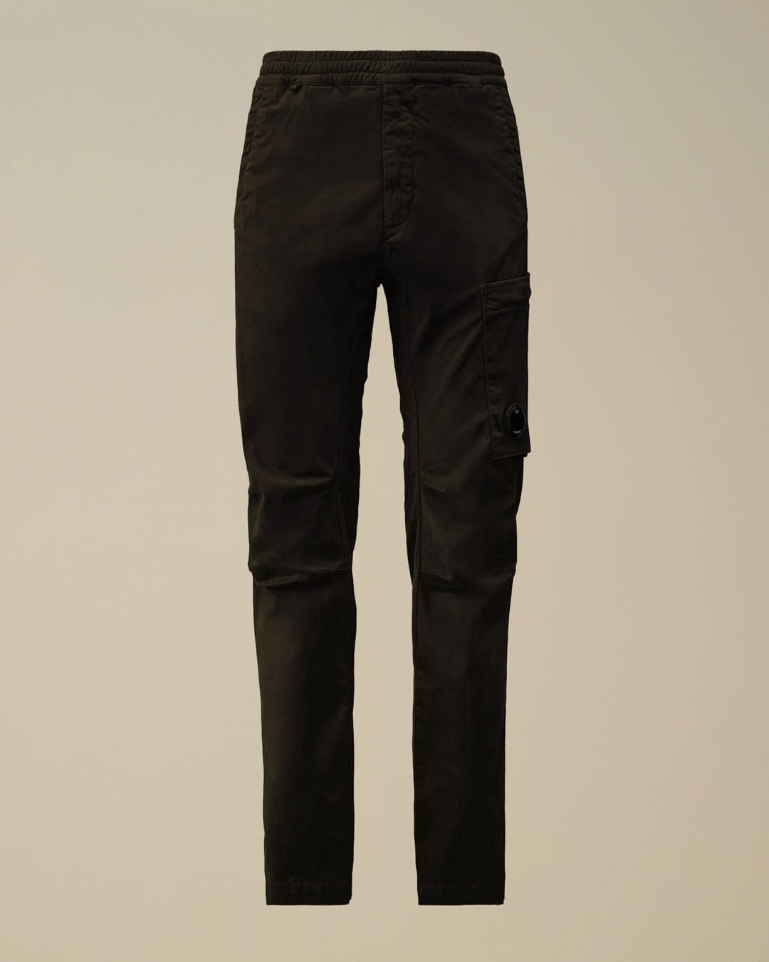 stretch sateen regular cargo pants