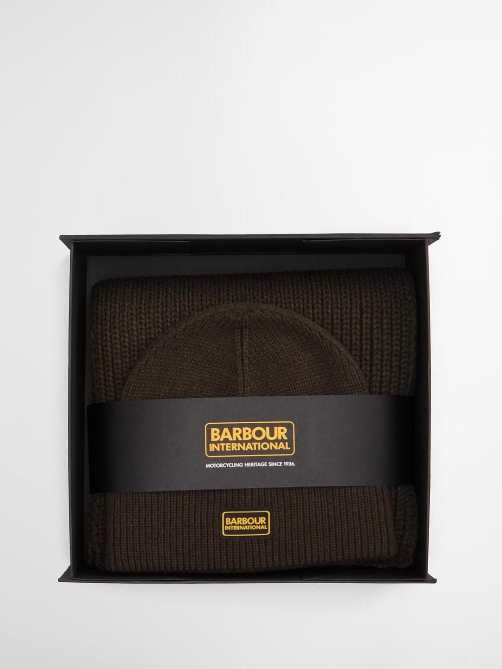 Set regalo berretto + sciarpa Sweeper Legacy MGS0072 SG72 BARBOUR 