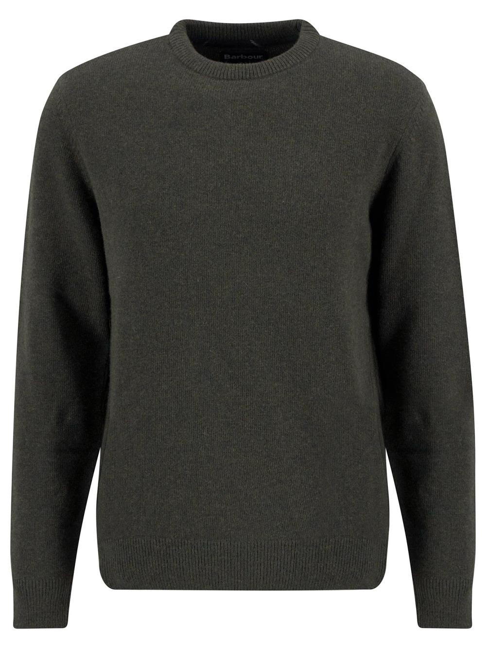 Maglione girocollo in pura lana Holden MKN1576 OL91 BARBOUR 