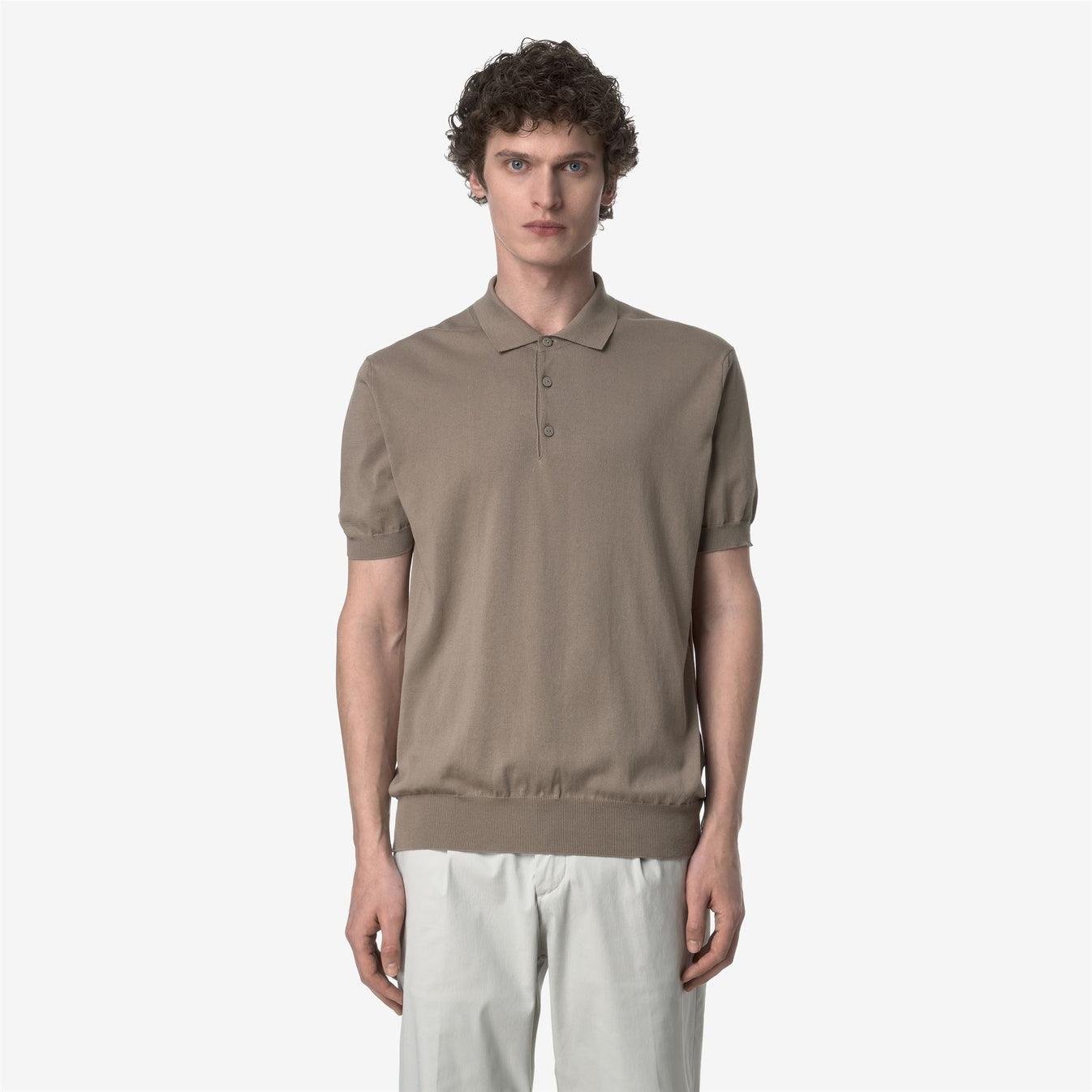 pleyne<BR/>Polo Classica Tricot Beige Marrone K4126RW WG9 K-WAY 