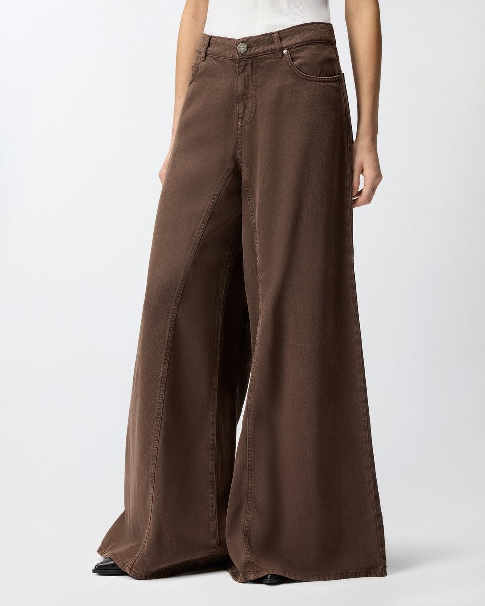 Jeans super wide leg<BR/> 106228A32P M28 PINKO 