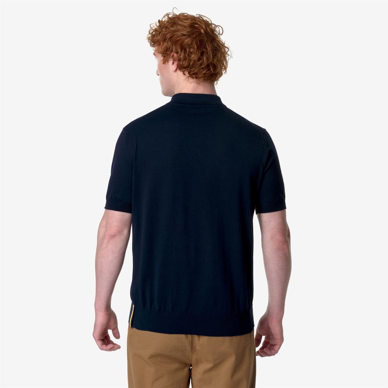 pleyne<BR/>Polo Classica in Cotone Blu Profondo K4126RW K89 K-WAY 