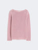 Maglia basic in filato di lino - Rosa antico