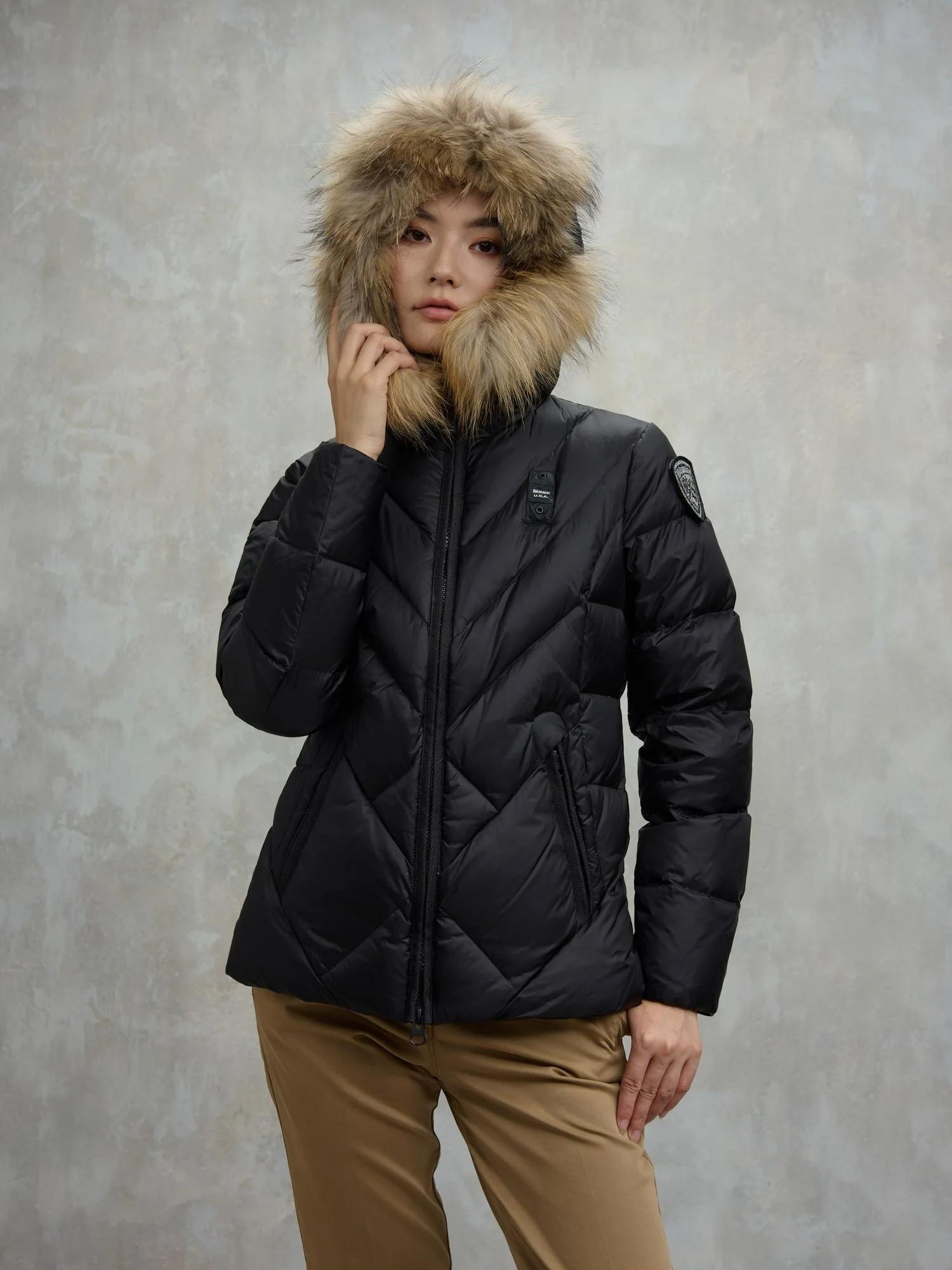 PIUMINO A LINEE GEOMETRICHE ALICIA<BR/> BLDC03097 6047/999EI BLAUER 