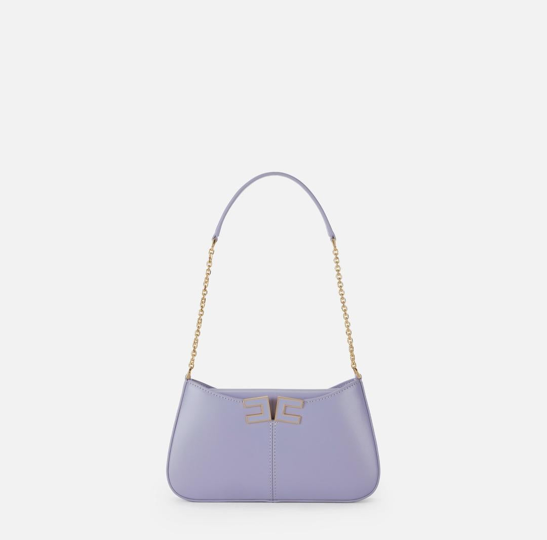 Borsa a spalla con dettaglio logo<BR/> BS93A61E2 EV7 ELISABETTA FRANCHI 