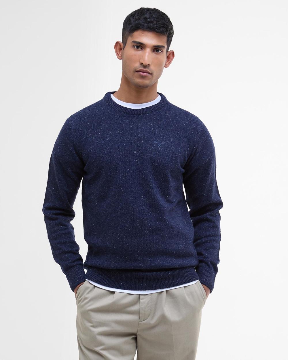 Maglia in pura lana Essential Tisbury MKN0844 NY91 BARBOUR 