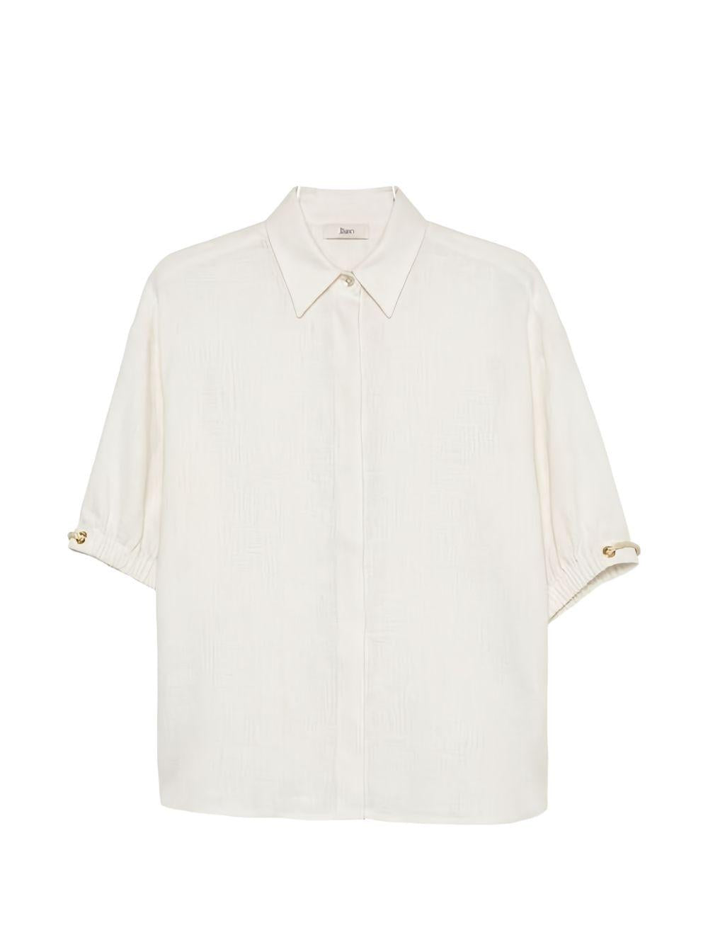 CAMICIA IN LINEN BLEND<BR/> CM000046D12689 1000 HERNO 