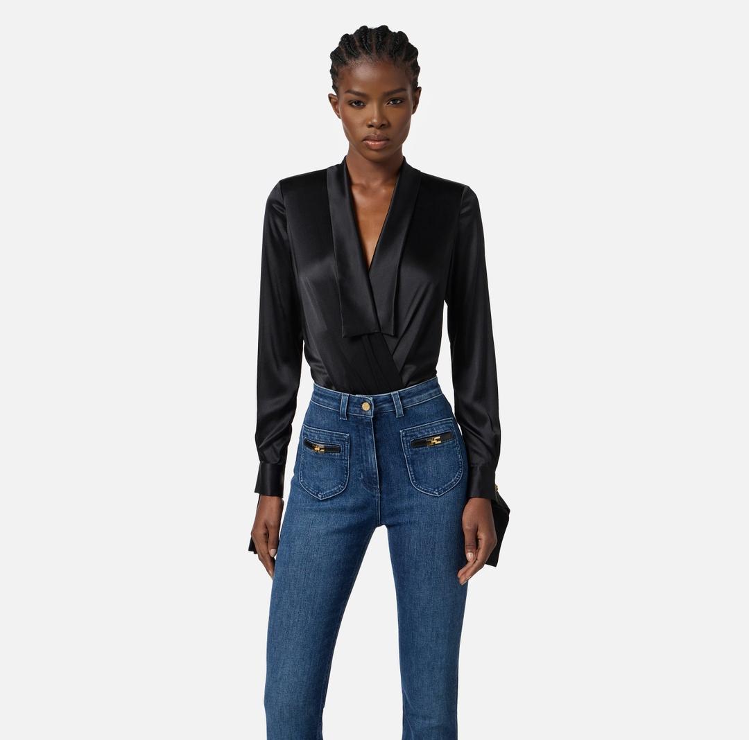 Body in raso CB00757E2 110 ELISABETTA FRANCHI 
