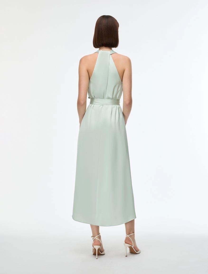 Abito in raso color<BR/>menta IBLPIOGGIA 001 IBLUES 
