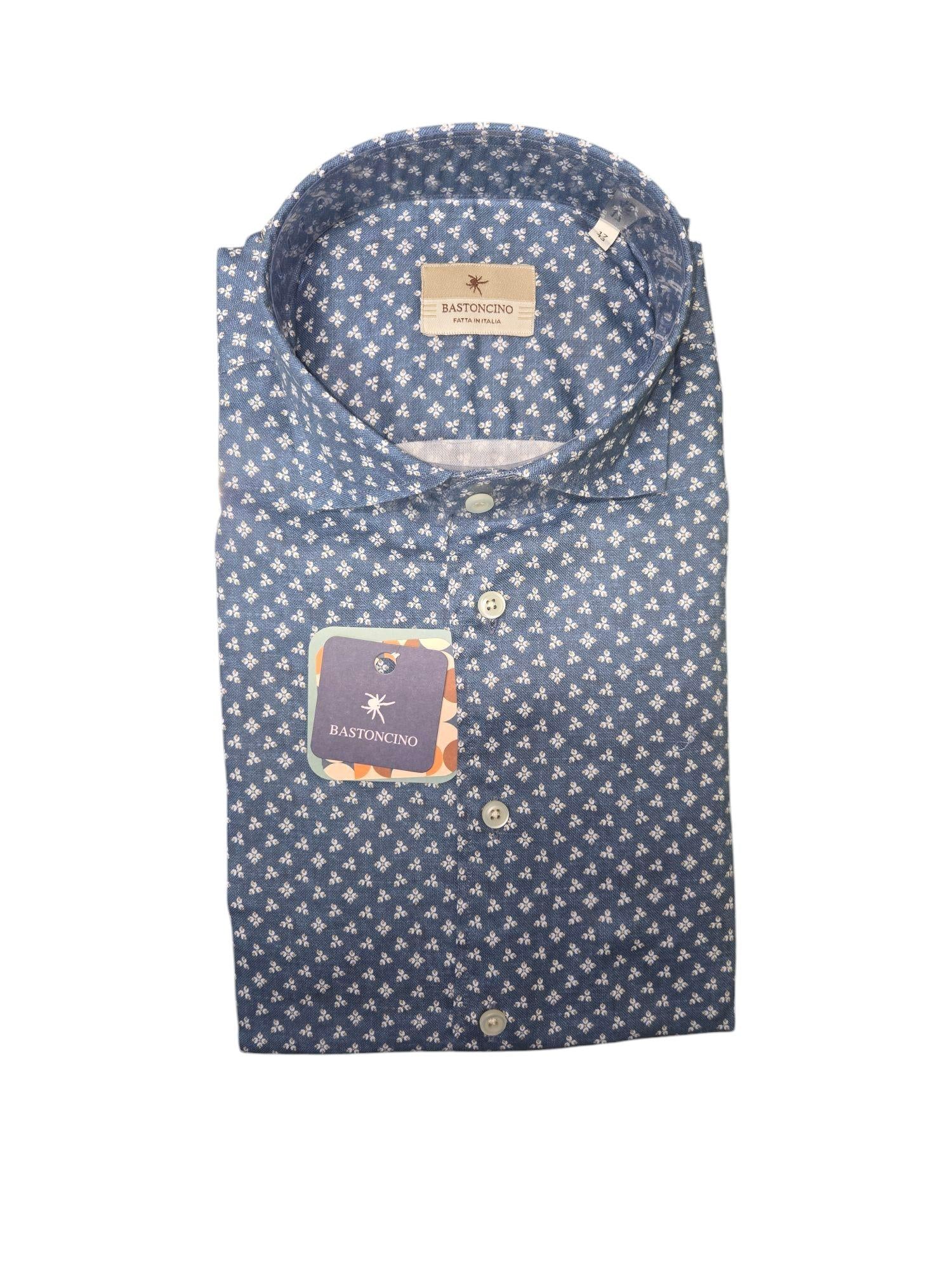 camicia uomo cotone fantasia