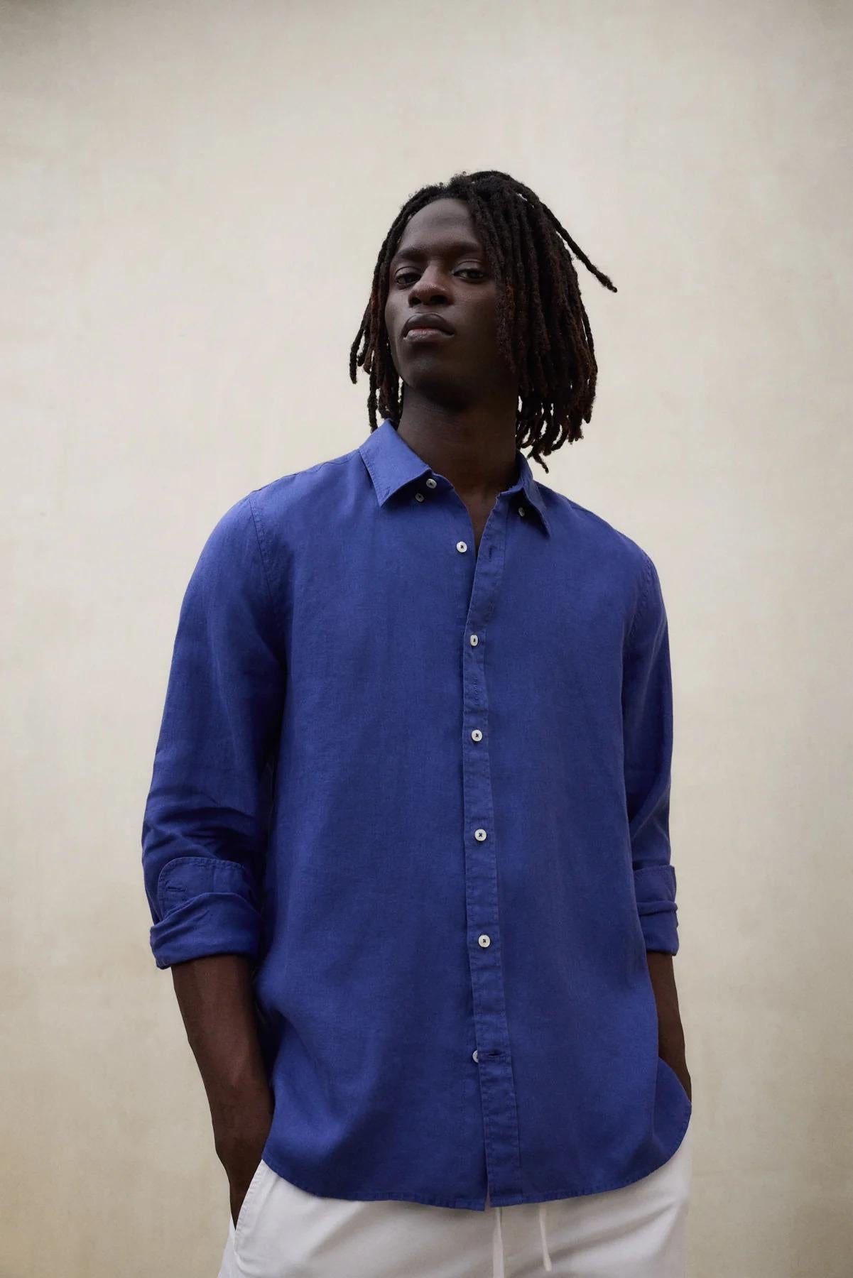 Camicia Malibu Blu<BR/><BR/> MALIBU 510 ECOALF 