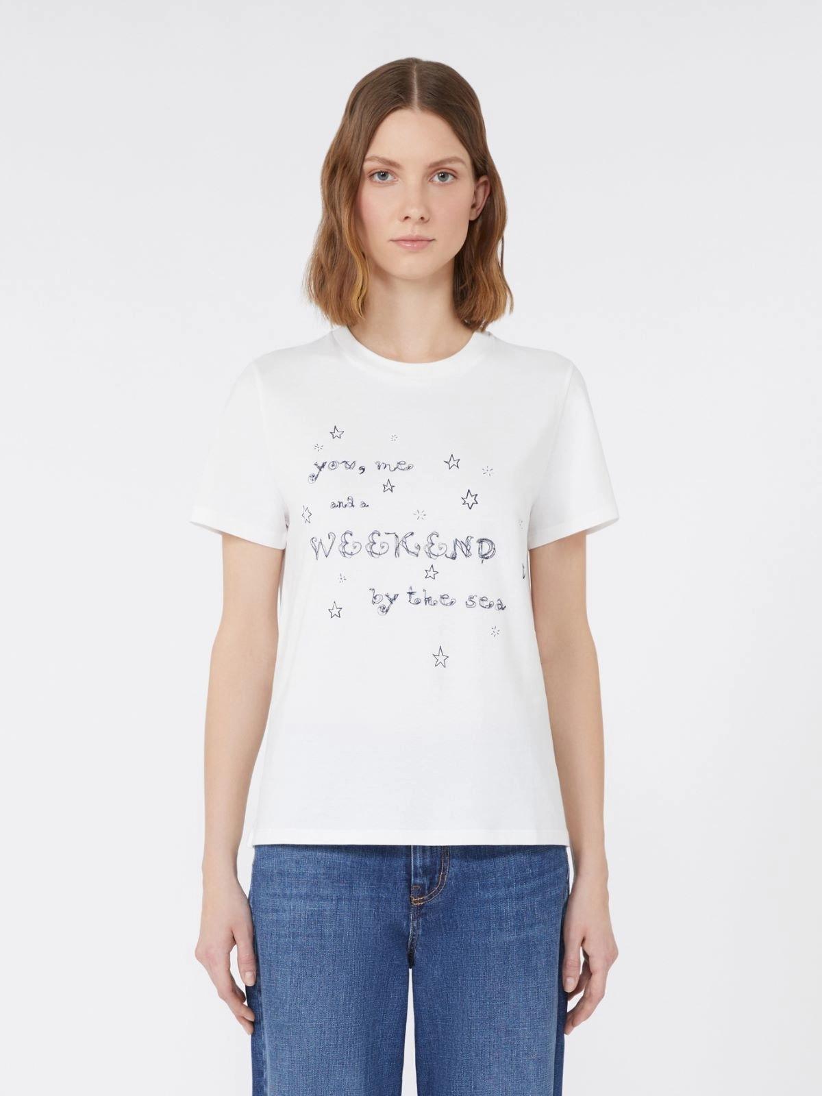 T-shirt in cotone con stampa ARA 001 WEEKEND 