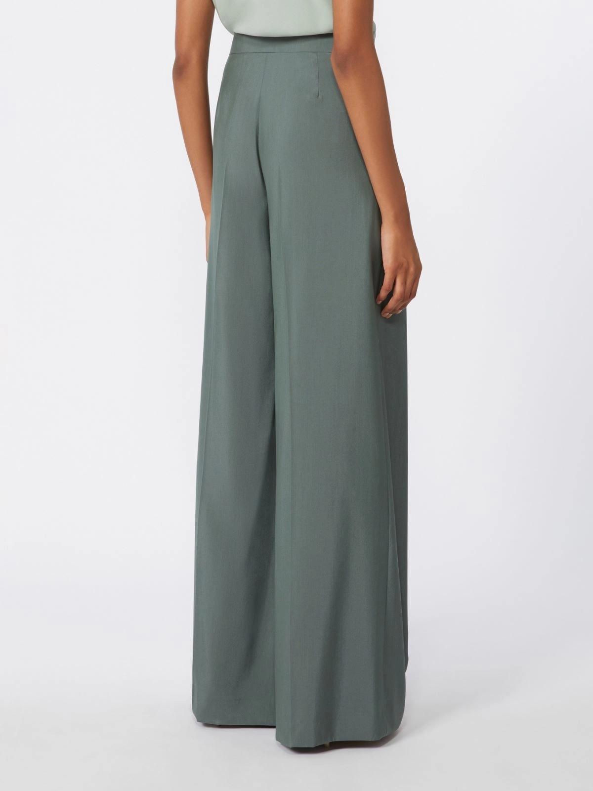 MXMGIALLO<BR/>Pantalone ampio in lana e seta MXMGIALLO 003 MAX MARA 