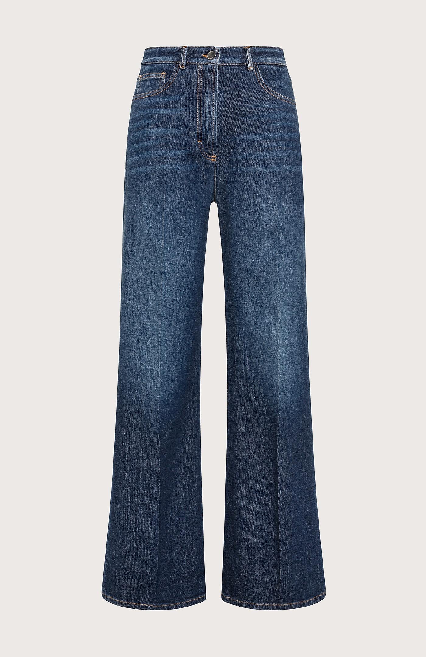 Women's straight leg jeans trousers