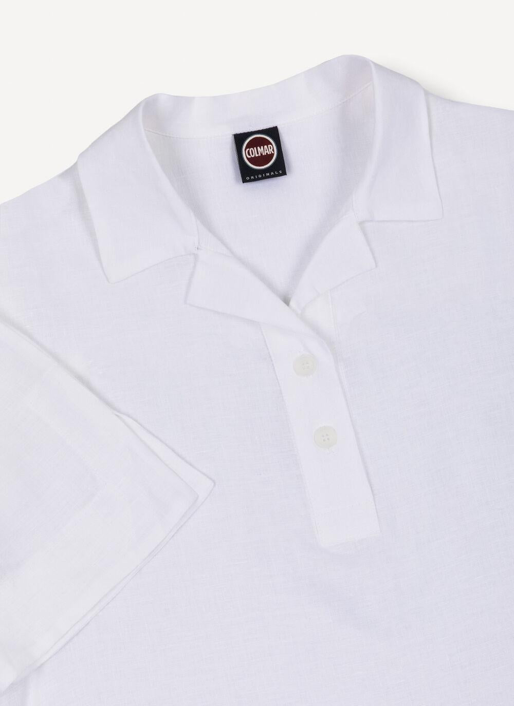 Camicia relaxed in lino<BR/> 84365AW 001 COLMAR 