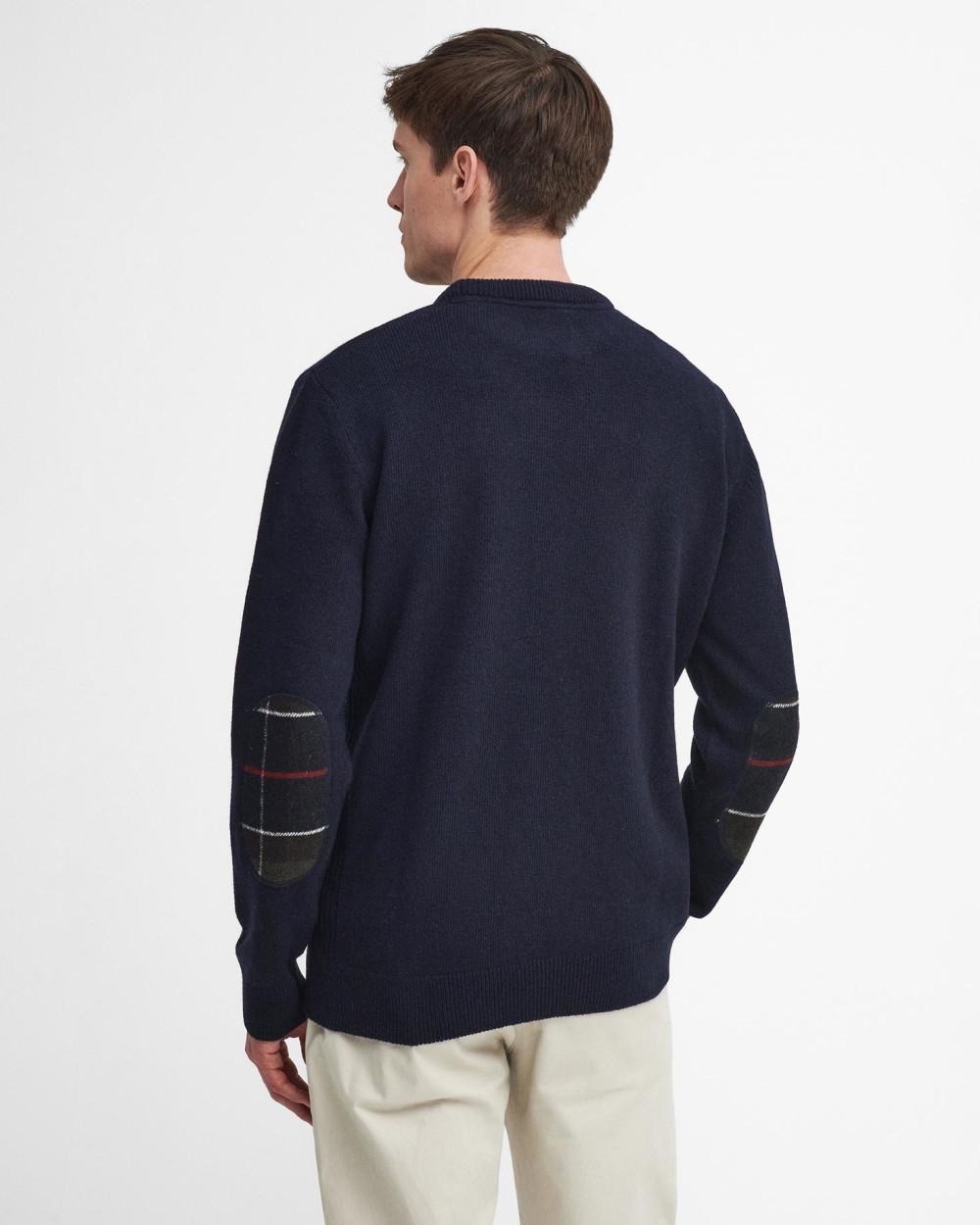 Maglione girocollo in pura lana Holden MKN1576 NY91 BARBOUR 