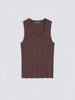 Maglia smanicata in filato di viscosa