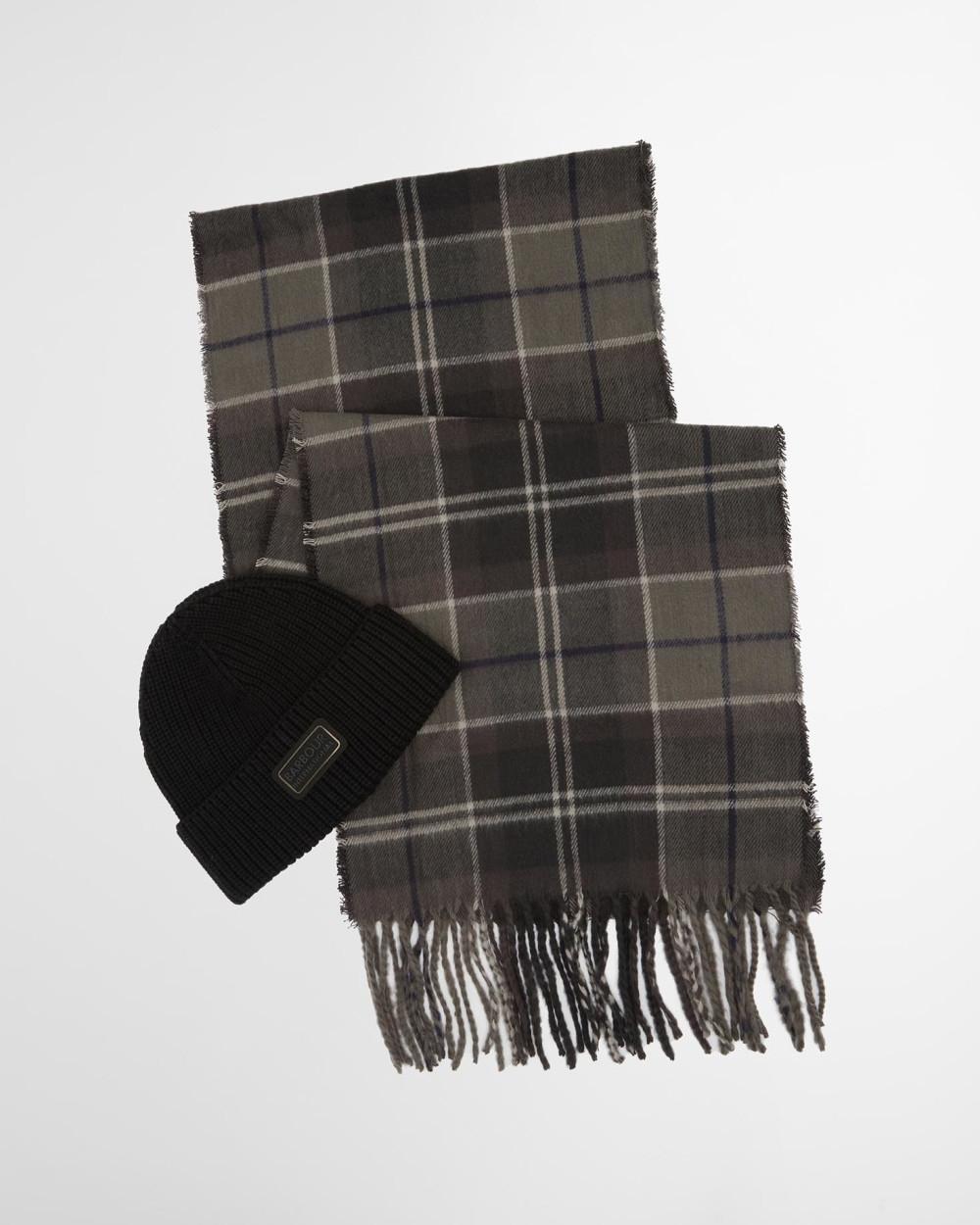Set regalo berretto e sciarpa Sweeper MGS0092 BK11 BARBOUR 