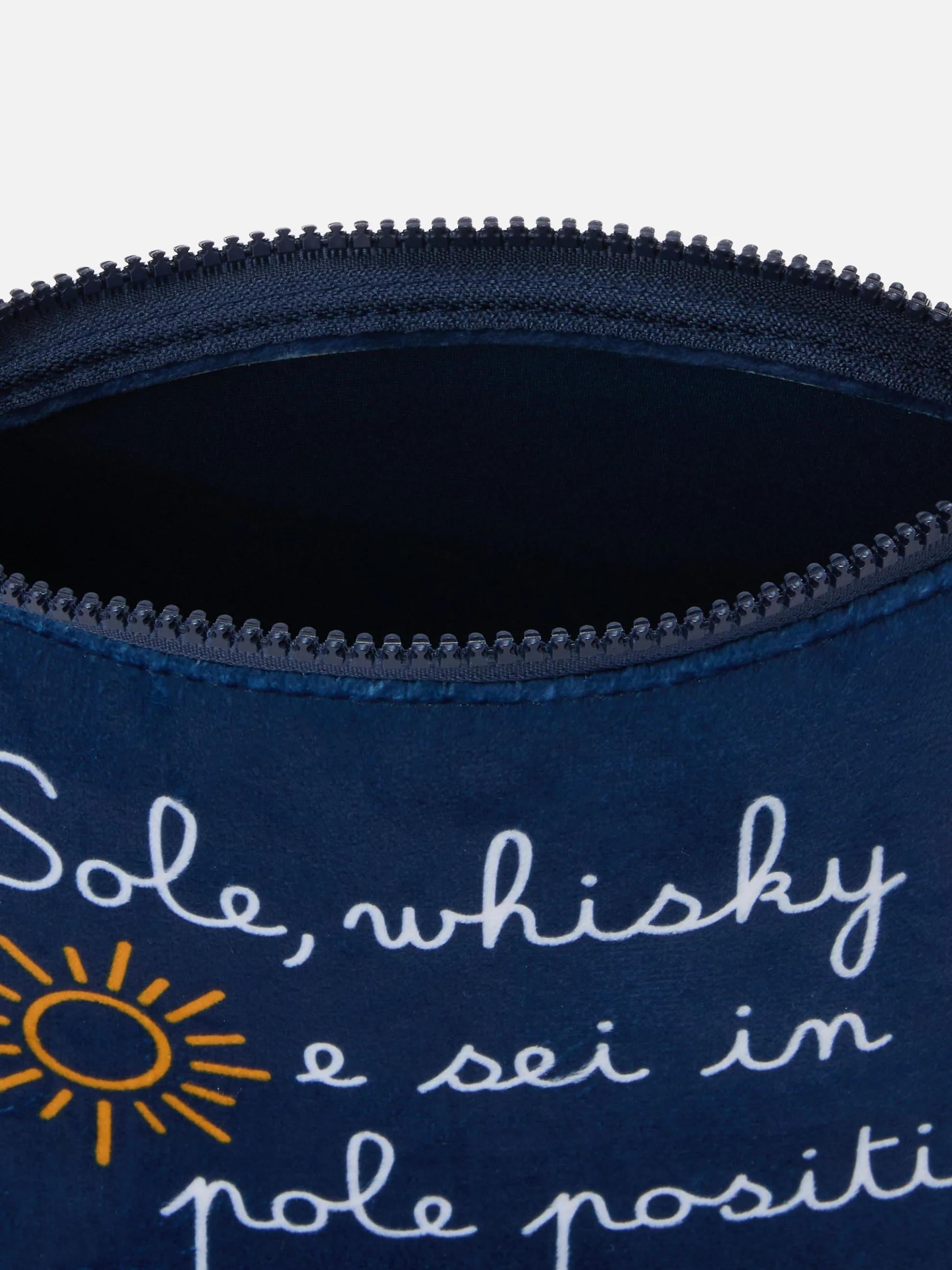 Pochette in lana Aline con stampa Sole, whisky... | VACANZE DI NATALE ALI0002 02832I MC2 SAINT BARTH 