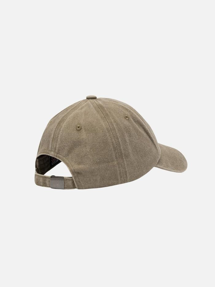 Cappellino Davis in denim beige con ricamo Saint Barth