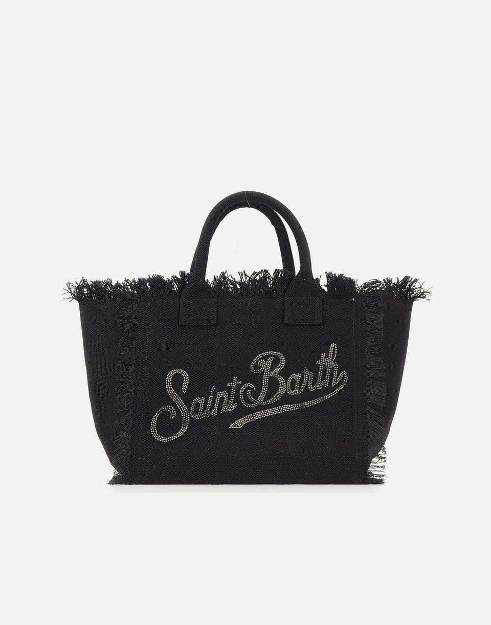 Borsa a mano "Vanity"mini con logo strass VAMI001 02563L MC2 SAINT BARTH 
